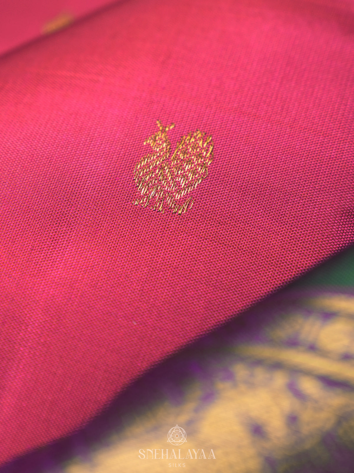 Pink Kanjivaram Silk Saree