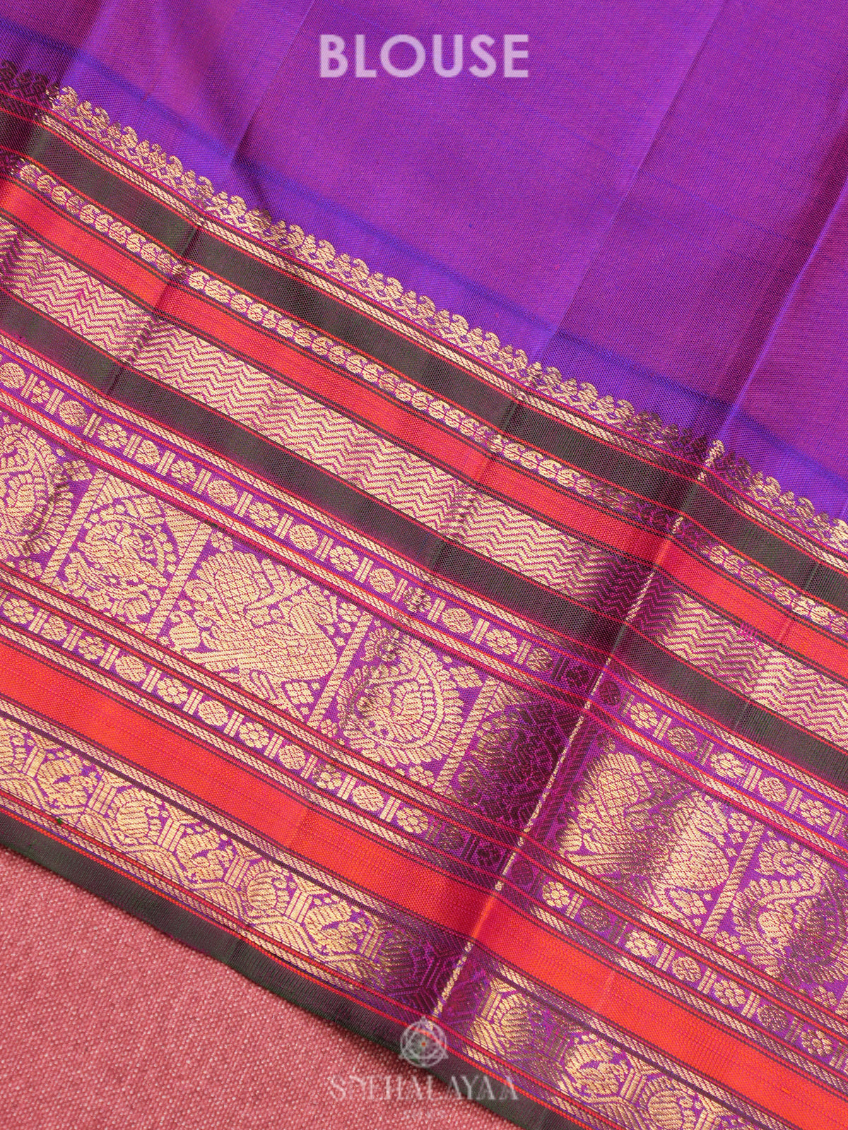 Bottle Green Kanjivaram Silk Saree