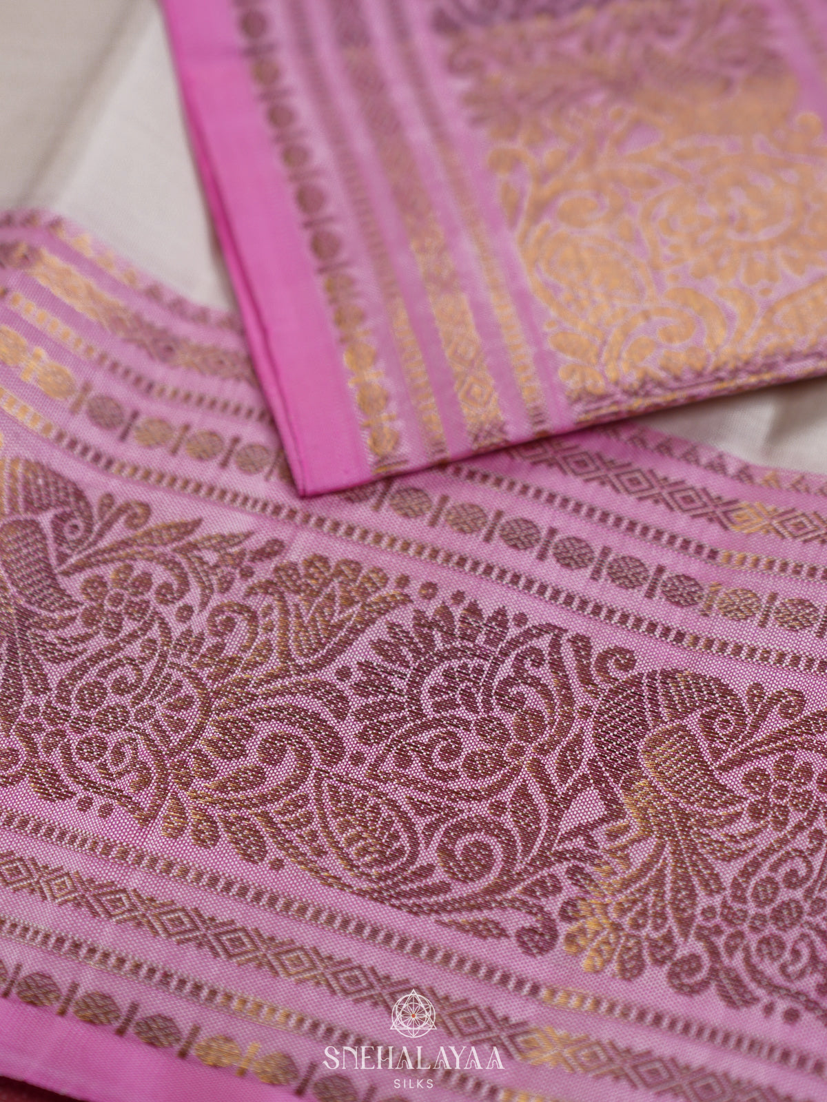 Off White Kanjivaram Silk Saree