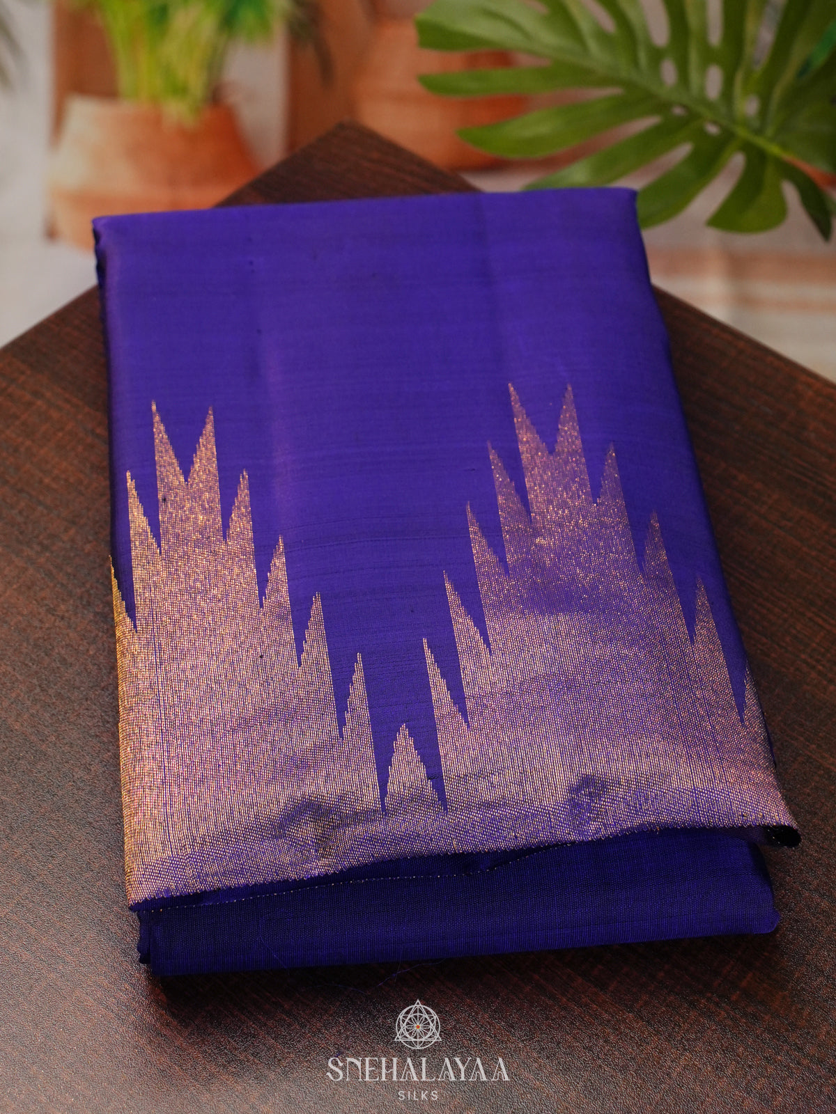 Royal Blue Kanjivaram Silk Saree