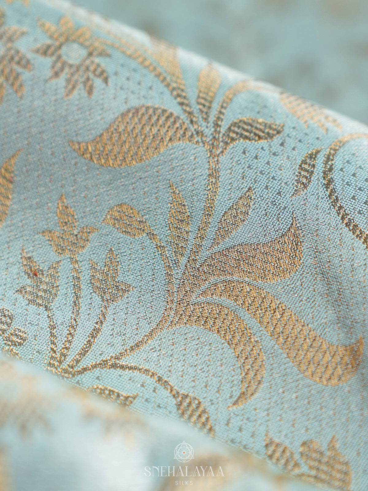 Mint Green Kanjivaram Silk Saree