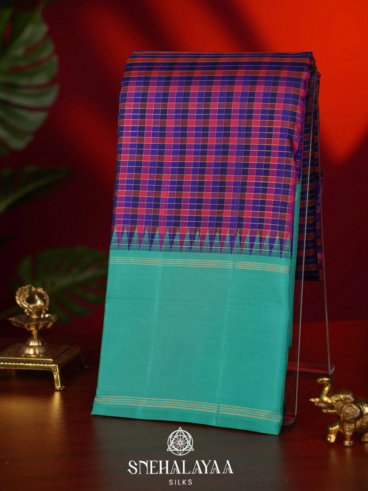 Multicolour Kanjivaram Silk Saree