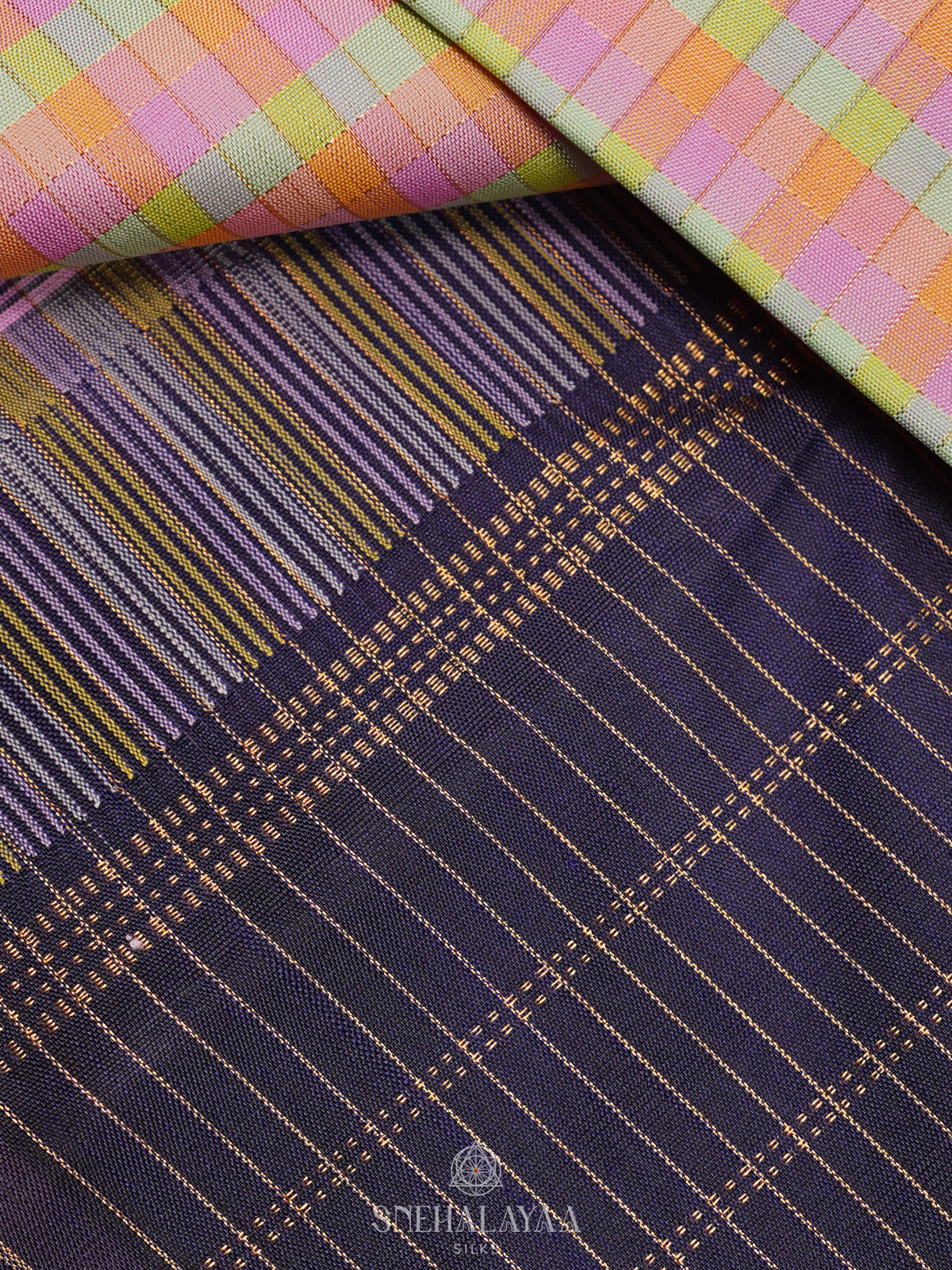Multicolour Kanjivaram Silk Saree