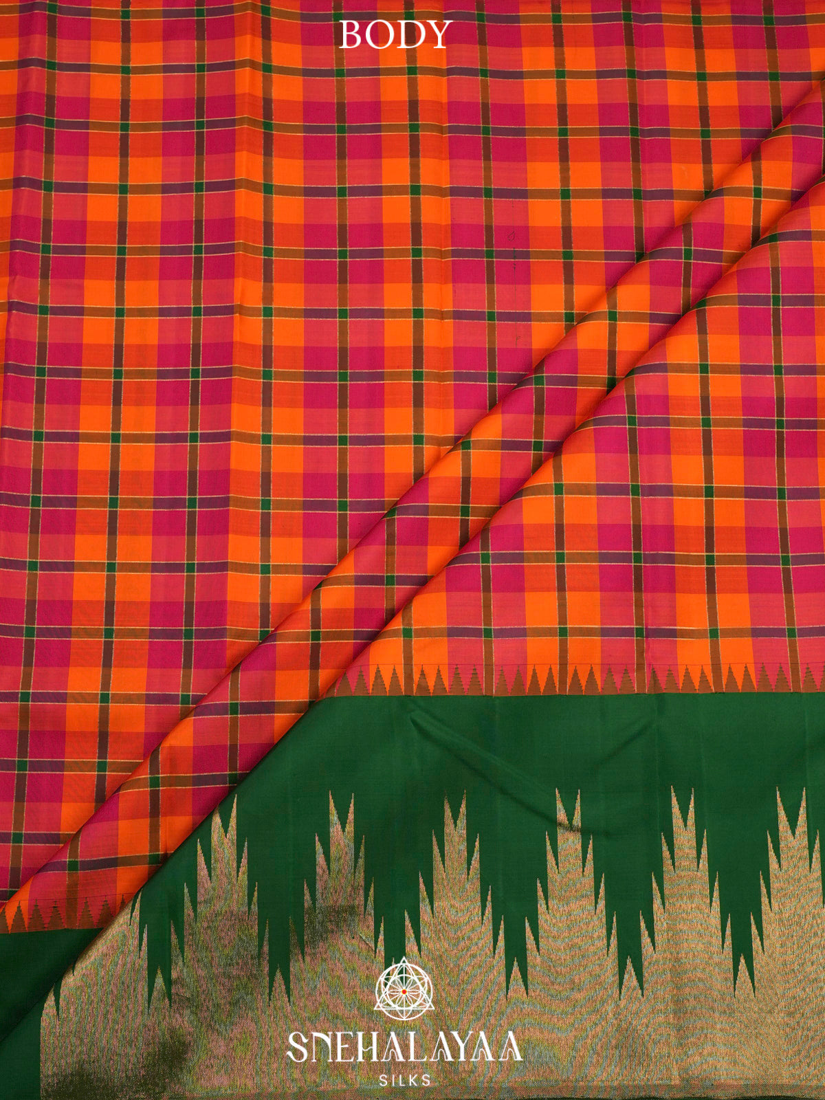 Multicolour Kanjivaram Silk Saree