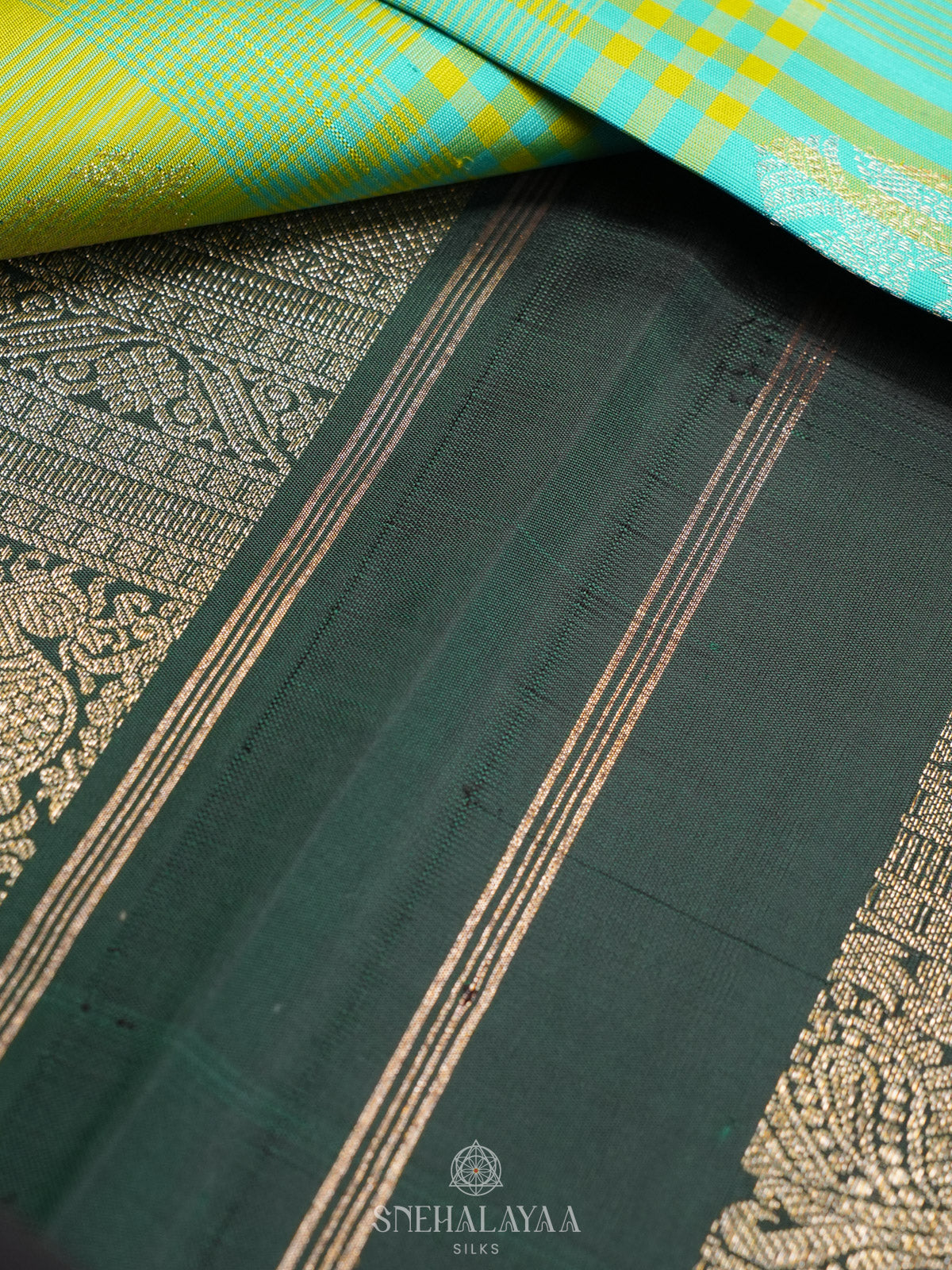 Multicolour Kanjivaram Silk Saree