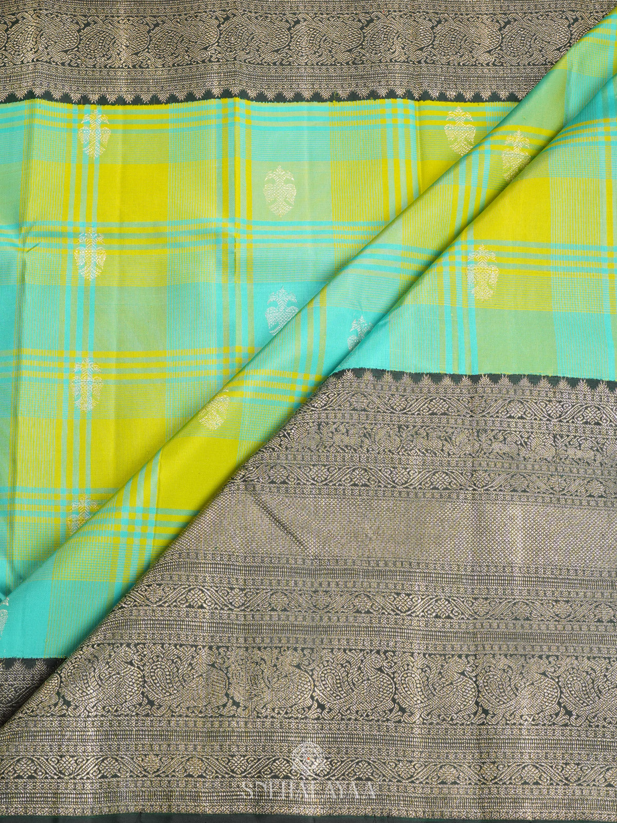 Multicolour Kanjivaram Silk Saree