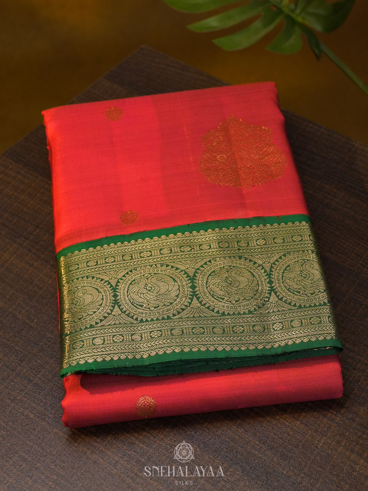 Red Kanjivaram Silk Saree