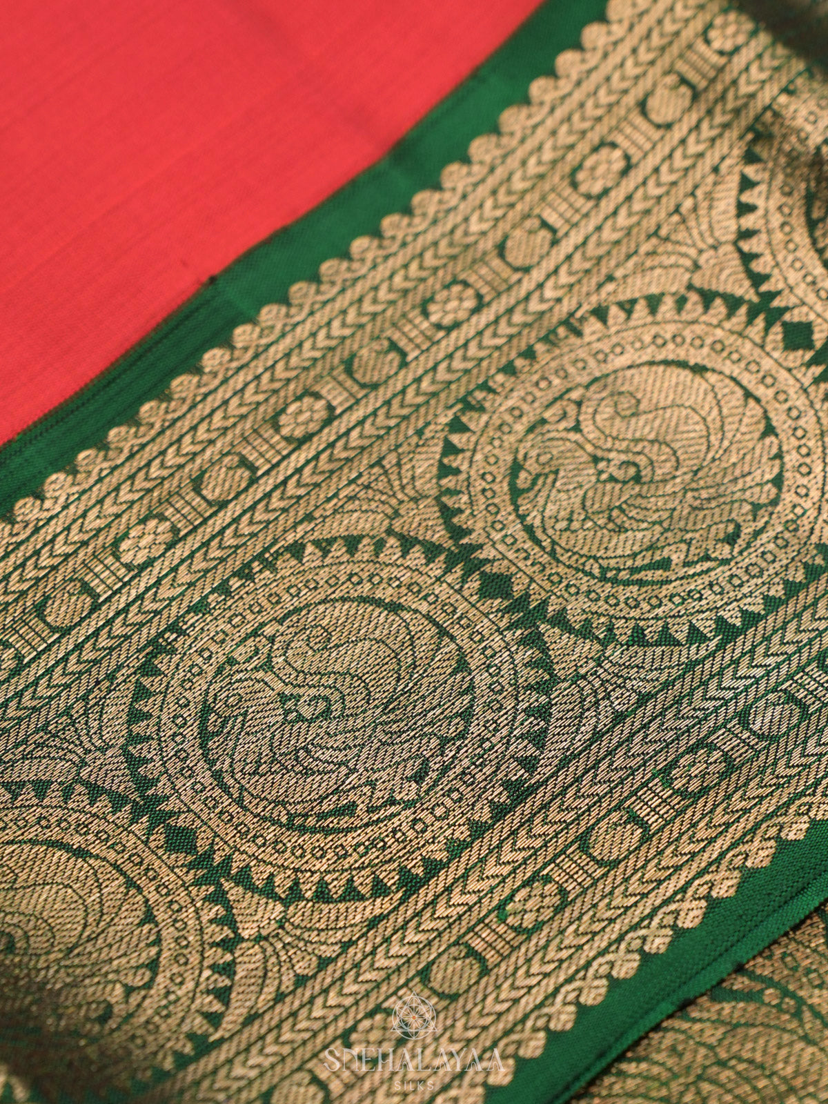 Red Kanjivaram Silk Saree