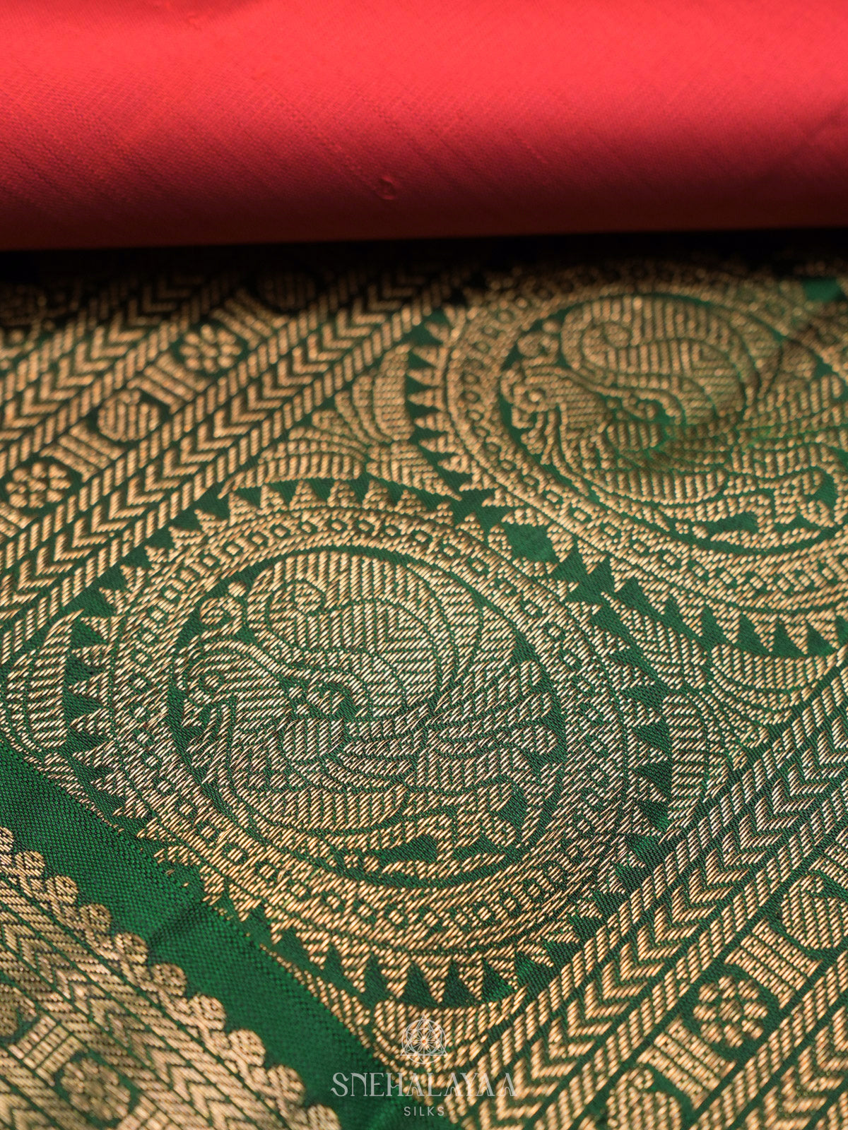 Red Kanjivaram Silk Saree