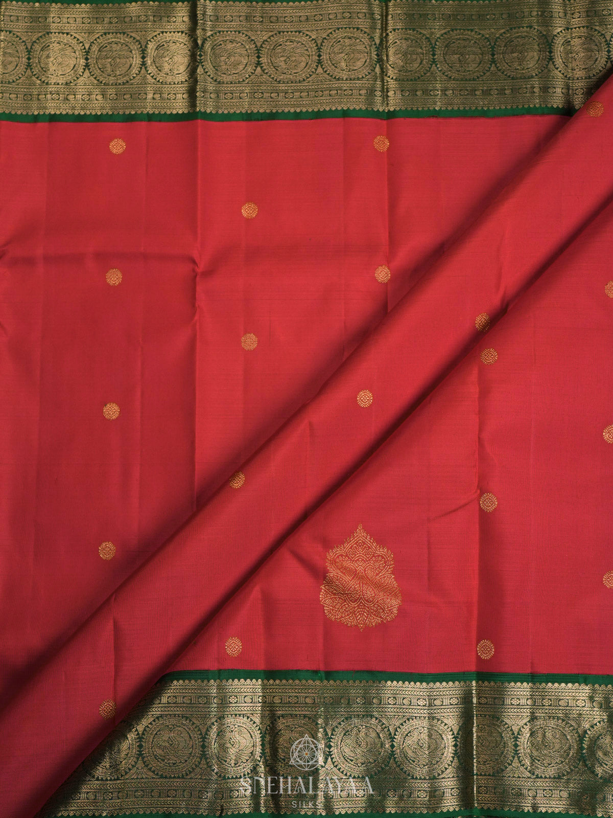 Red Kanjivaram Silk Saree