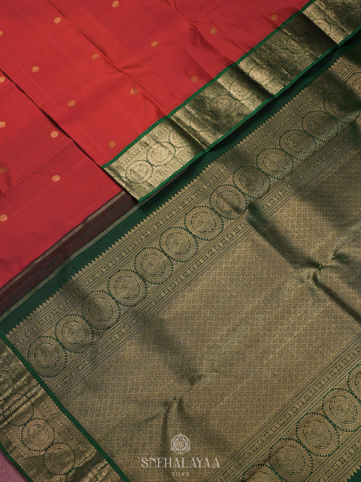 Red Kanjivaram Silk Saree