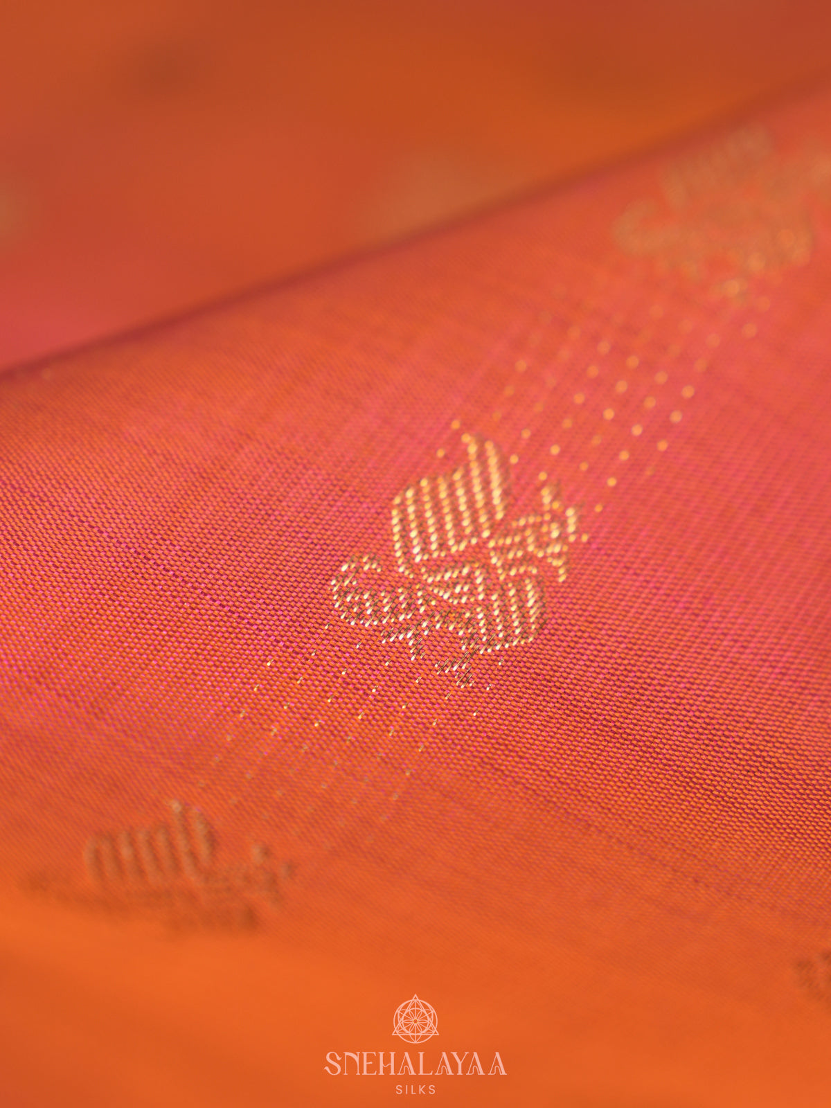 Ruby Red Kanjivaram Silk Saree