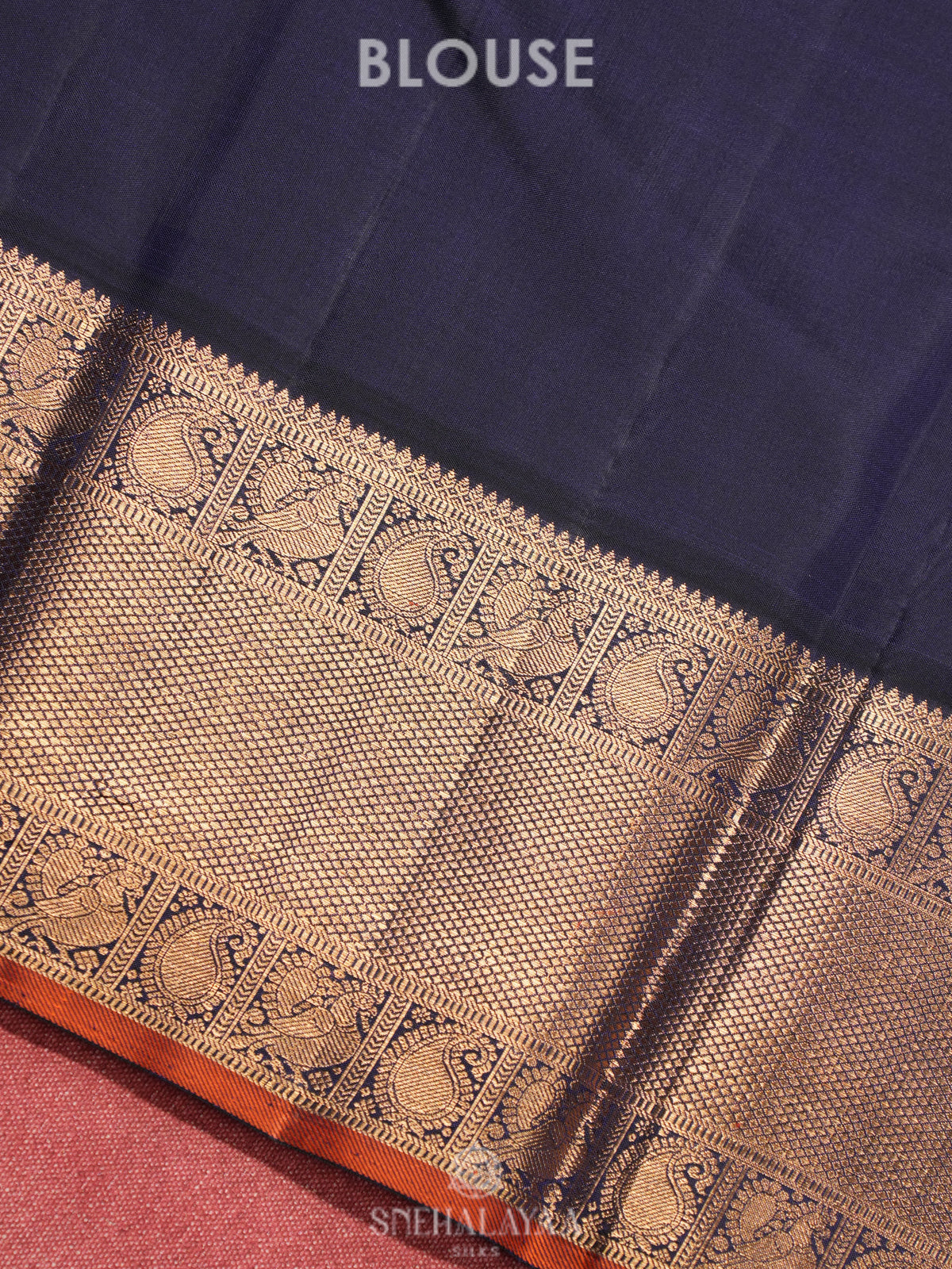 Ruby Red Kanjivaram Silk Saree