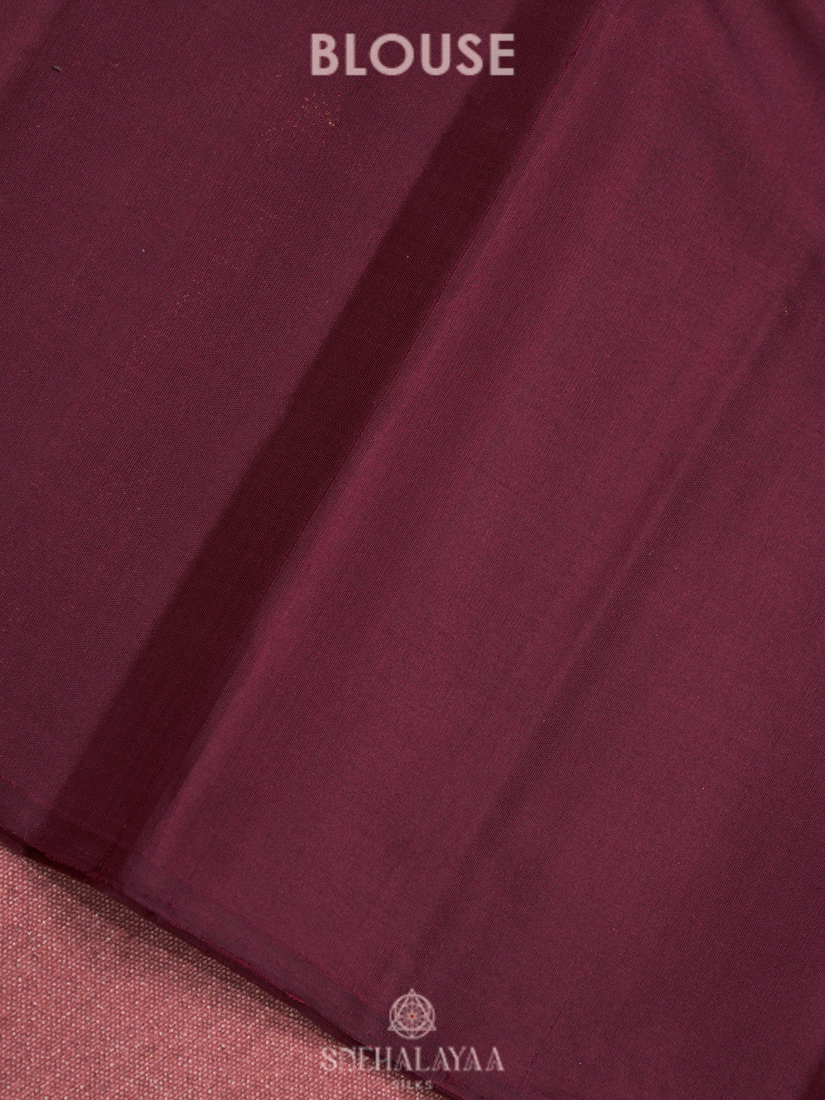 Burgundy Kanjivaram Silk Saree