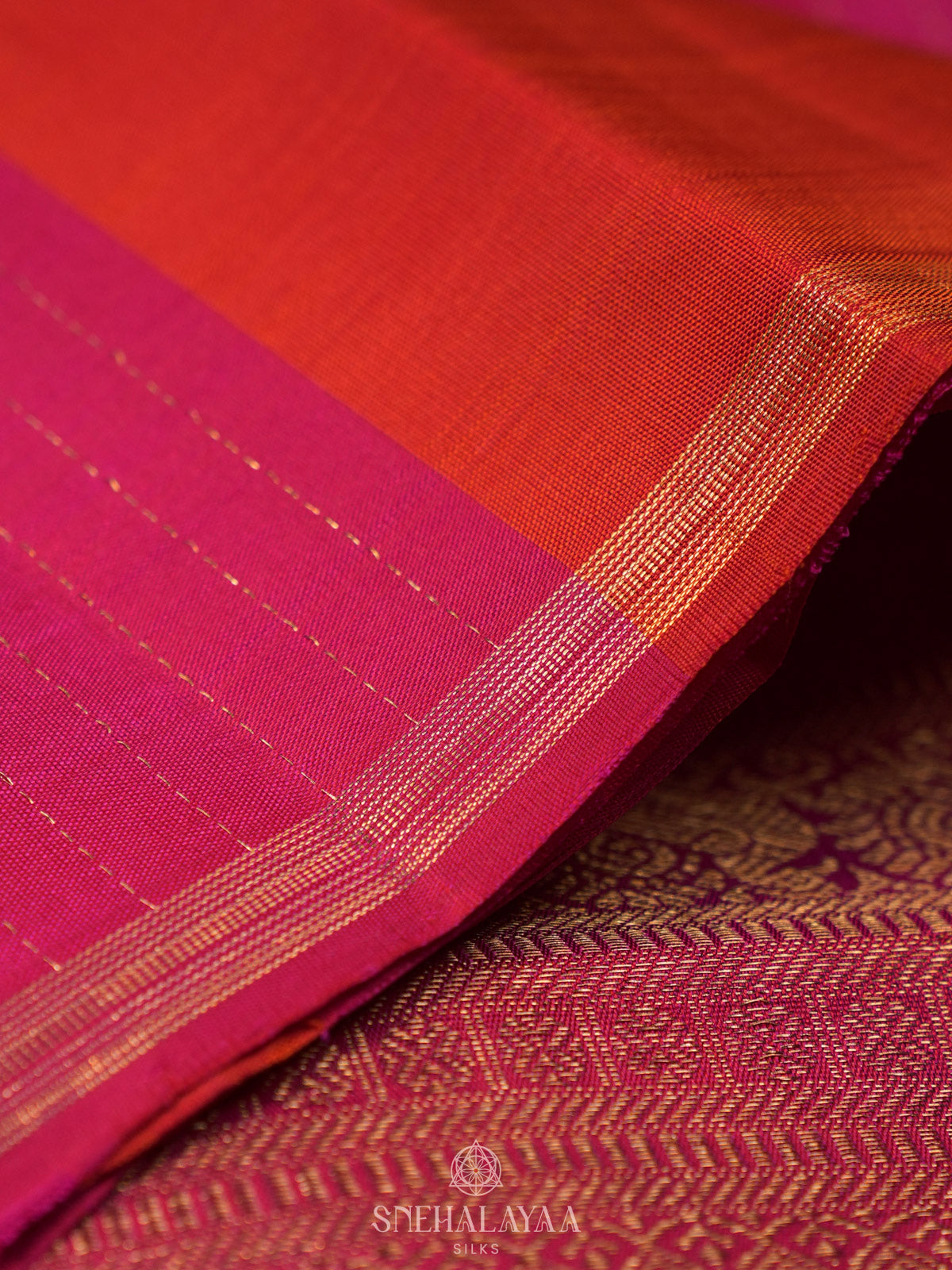 Pink Kanjivaram Silk Saree