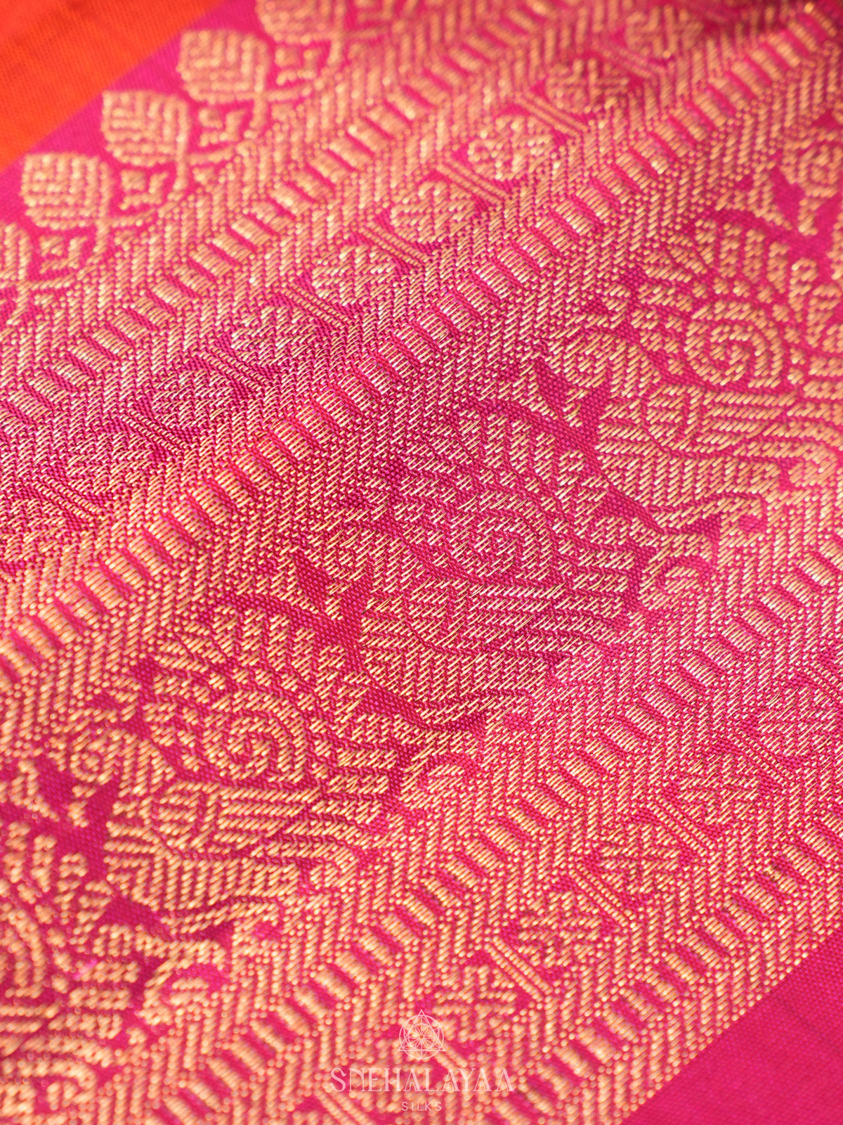 Pink Kanjivaram Silk Saree