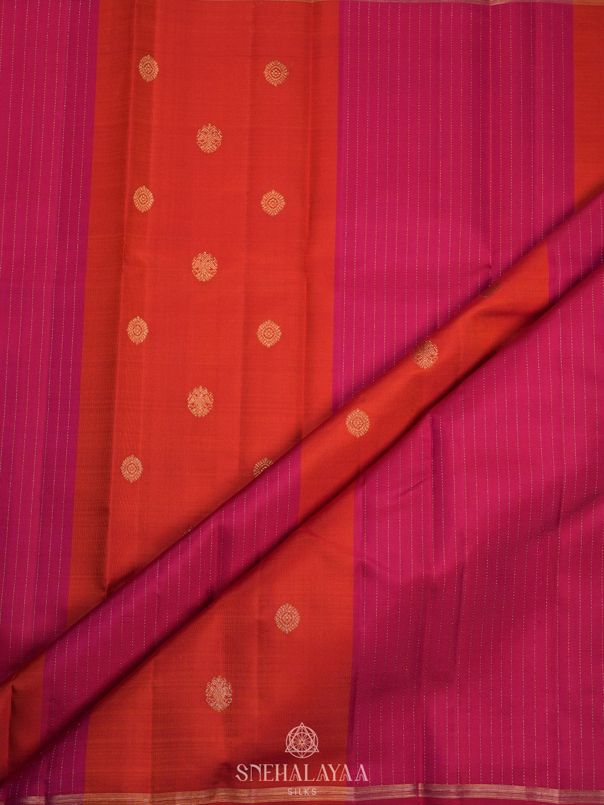 Pink Kanjivaram Silk Saree