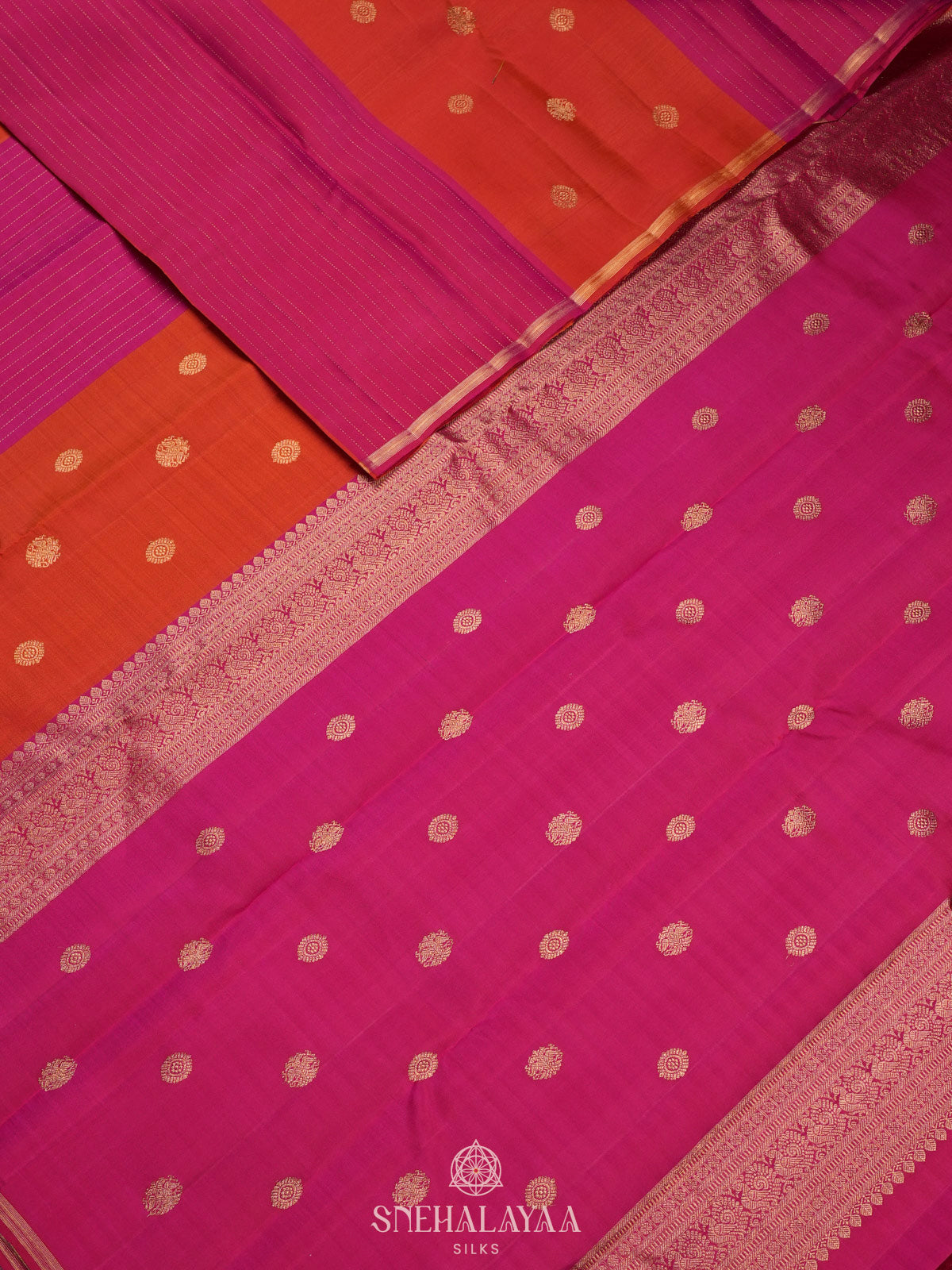Pink Kanjivaram Silk Saree