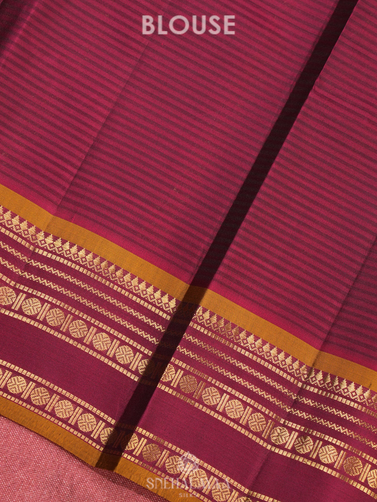 Forest Green Kanjivaram Silk Saree