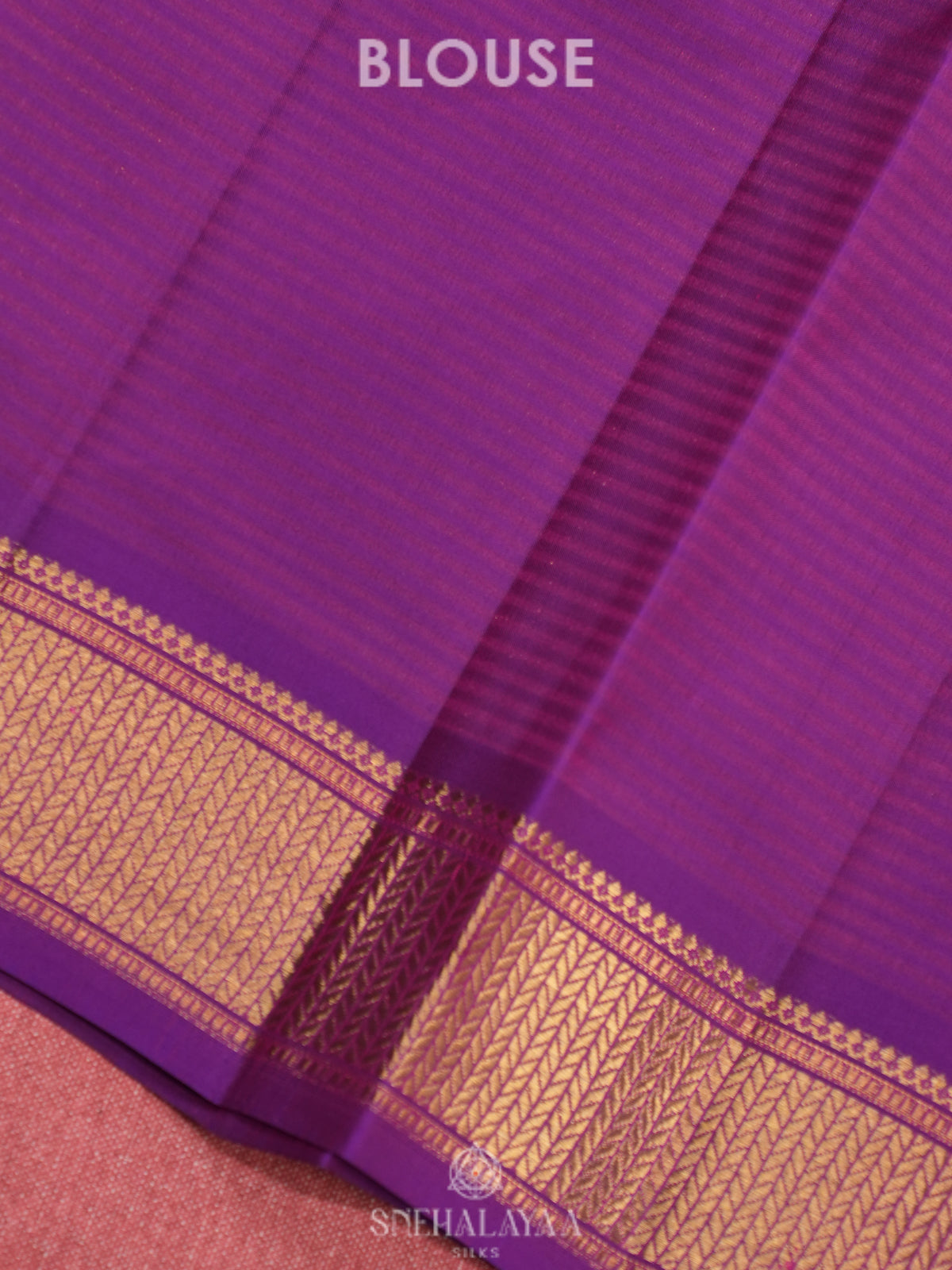 Orange Kanjivaram Silk Saree