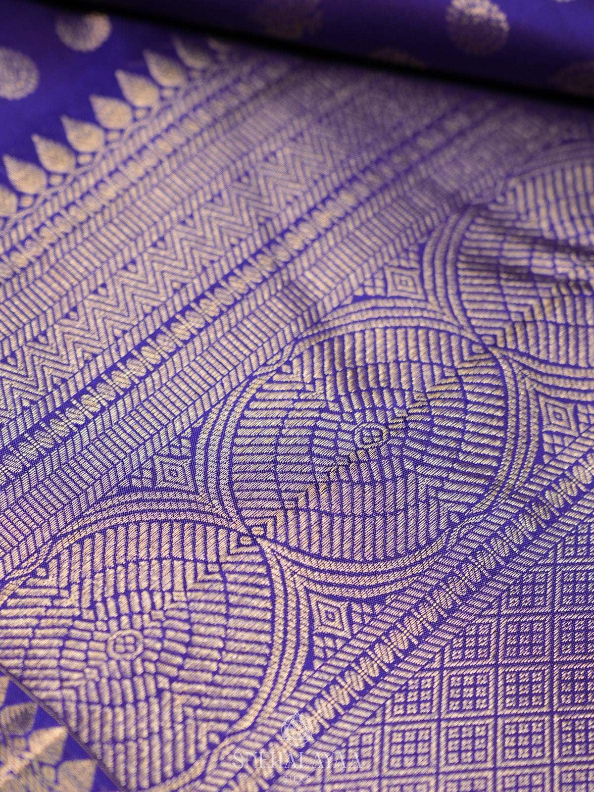Royal Blue Kanjivaram Silk Saree