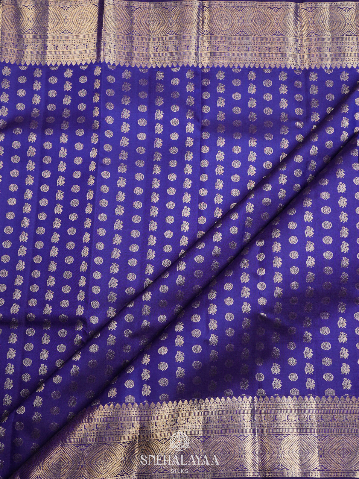 Royal Blue Kanjivaram Silk Saree