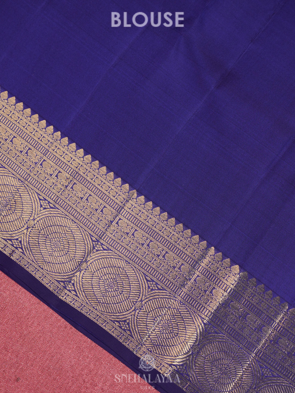 Royal Blue Kanjivaram Silk Saree