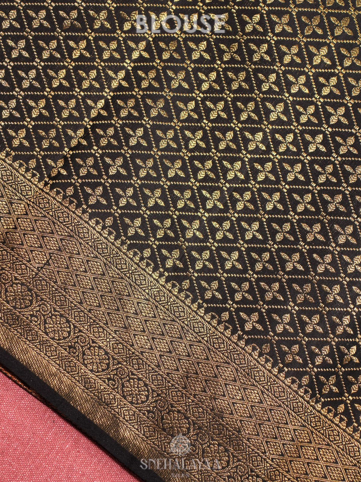 Black Kanjivaram Silk Saree
