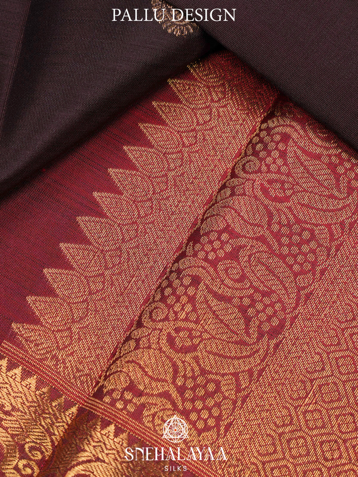 Coffee Brown Kanjivaram Silk Saree