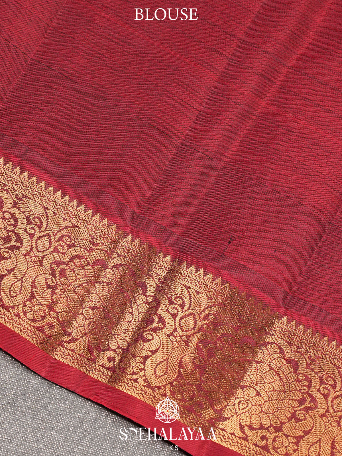 Coffee Brown Kanjivaram Silk Saree