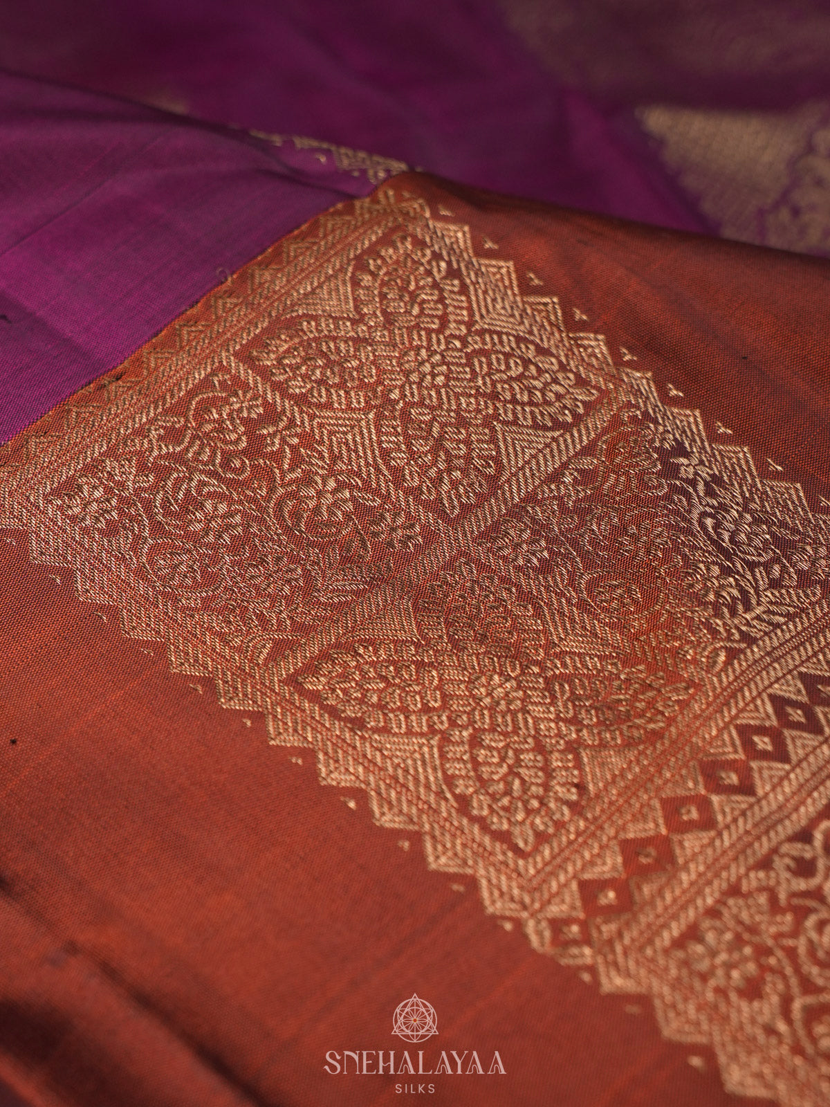 Magenta Kanjivaram Silk Saree