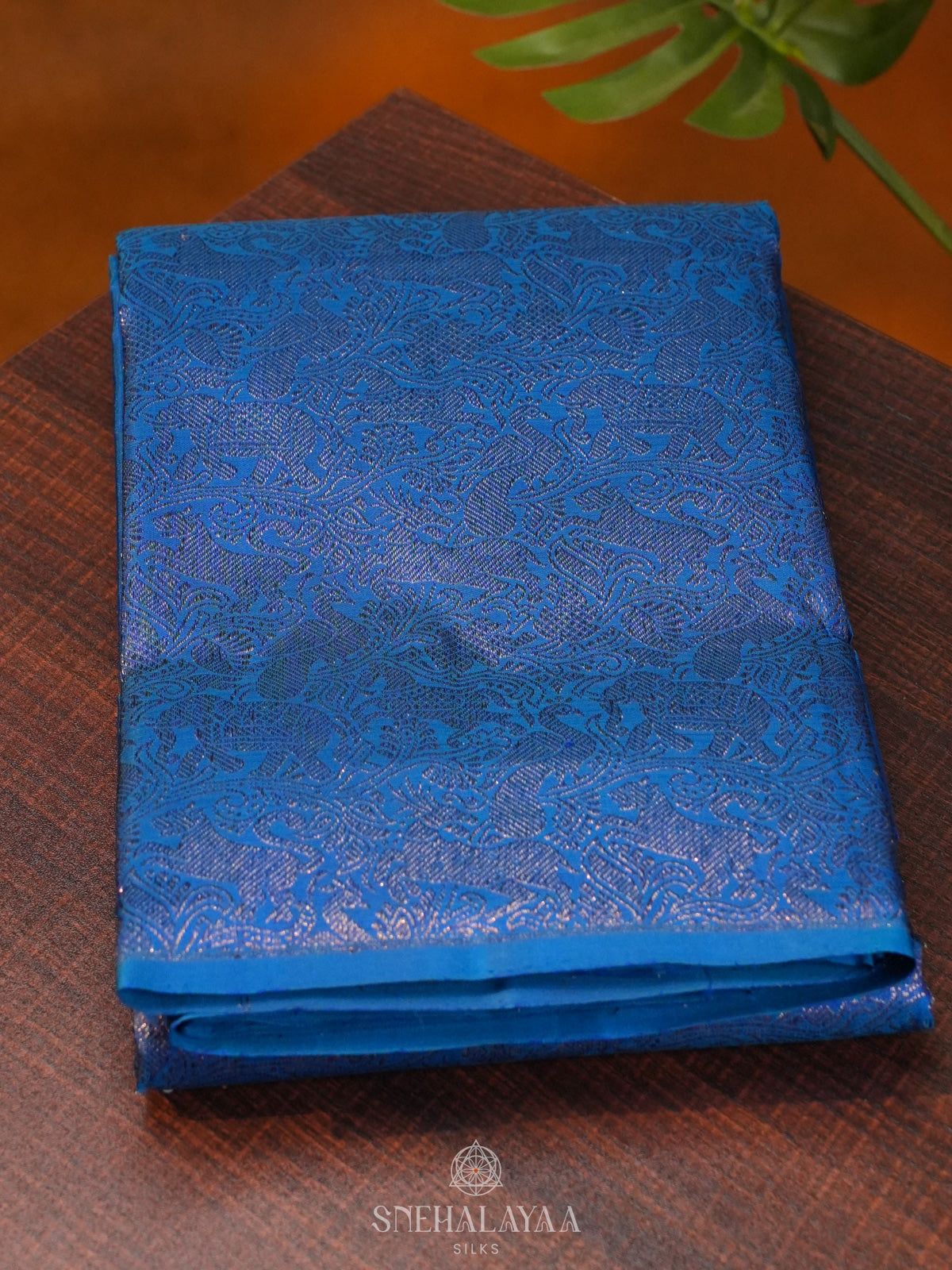 Blue Kanjivaram Silk Saree