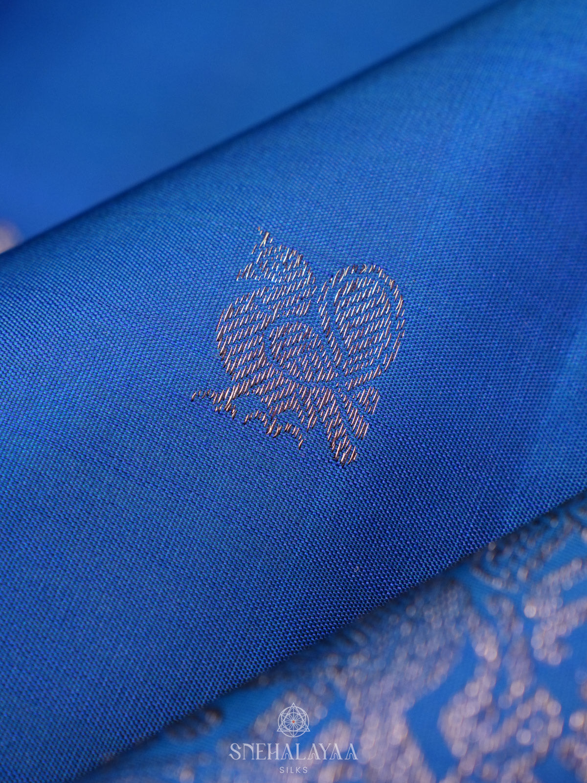 Blue Kanjivaram Silk Saree