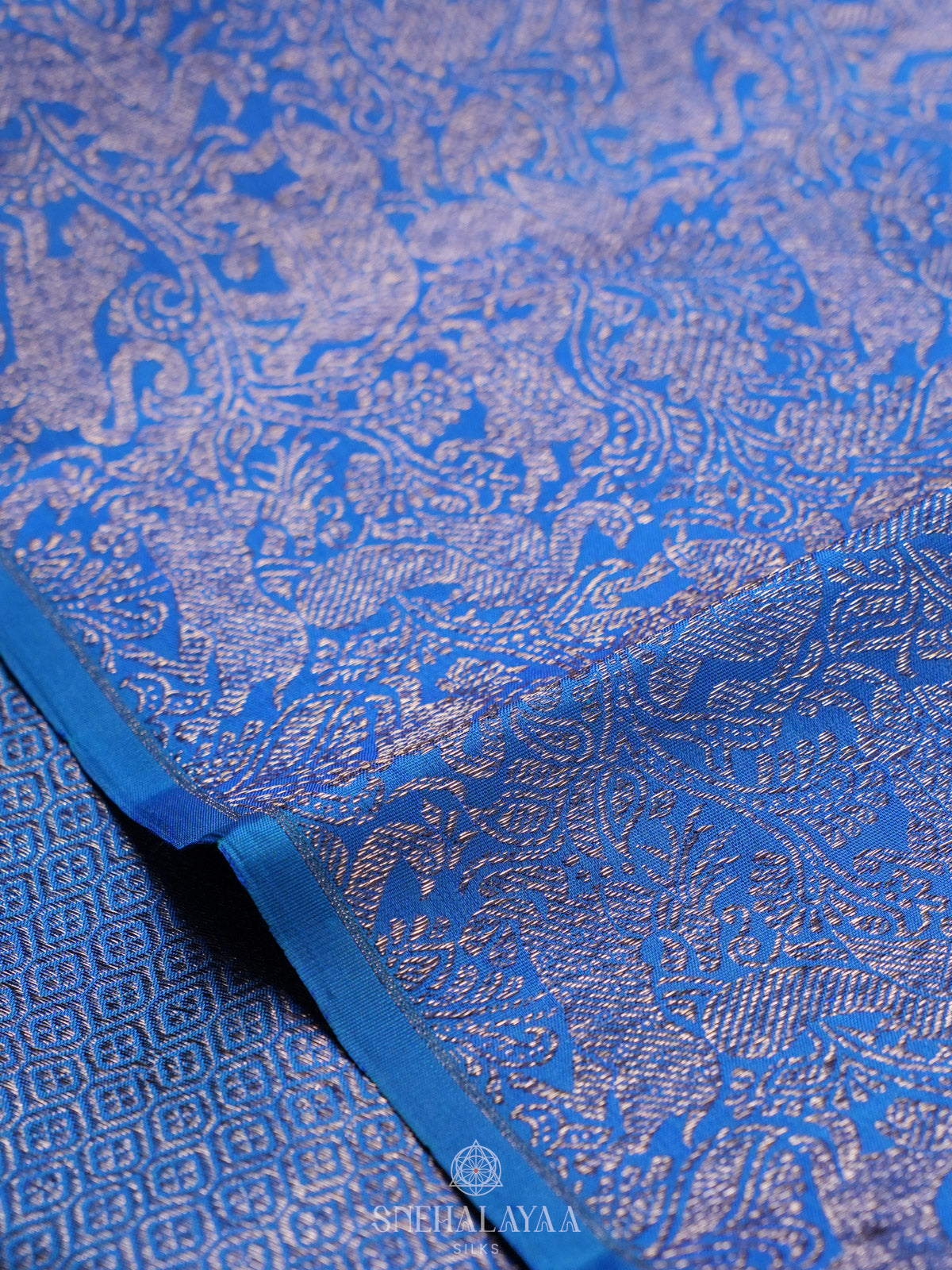 Blue Kanjivaram Silk Saree