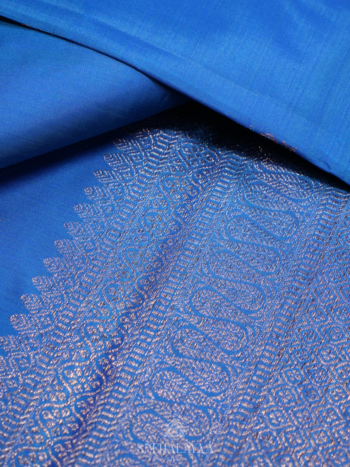 Blue Kanjivaram Silk Saree