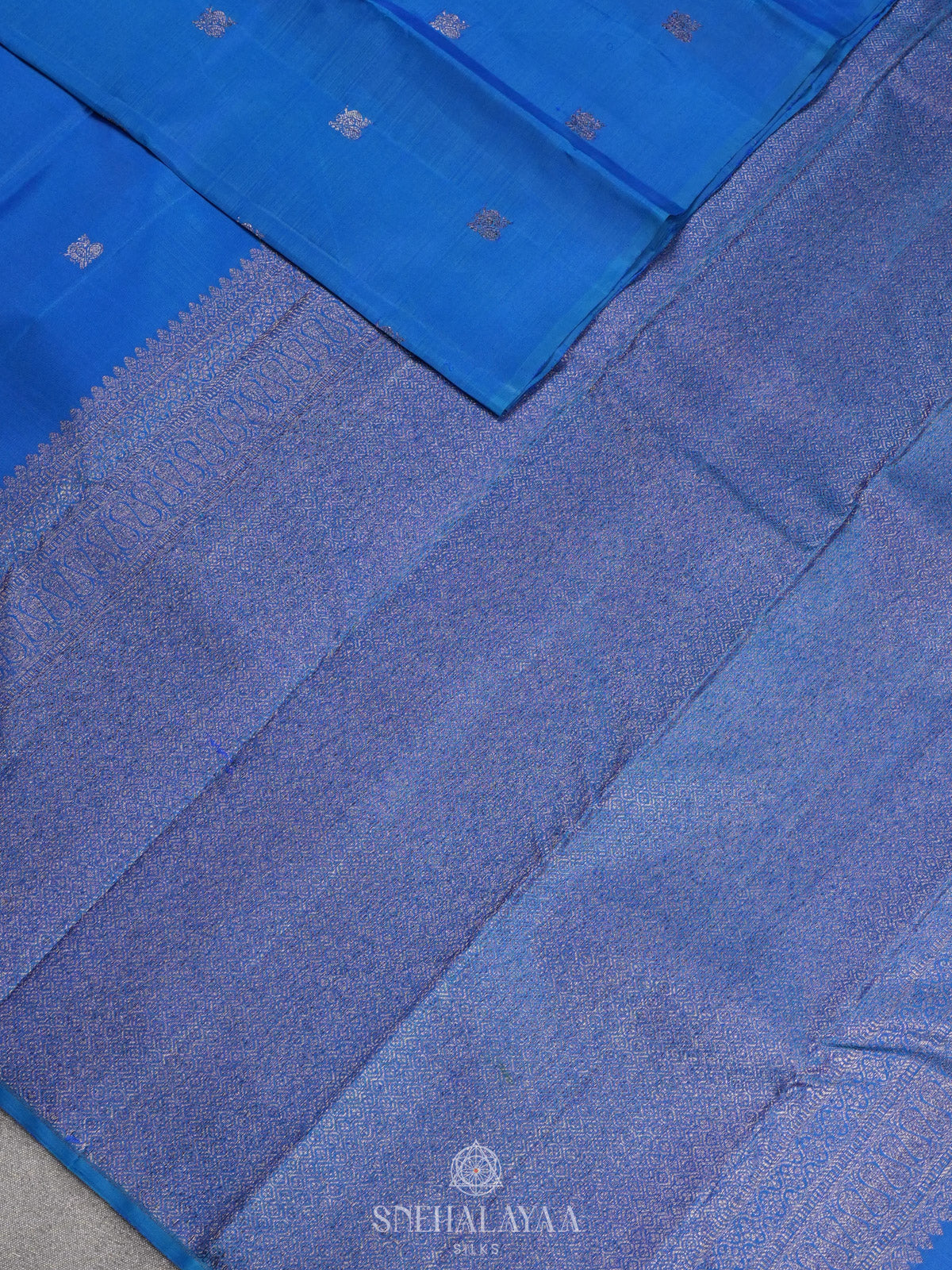 Blue Kanjivaram Silk Saree