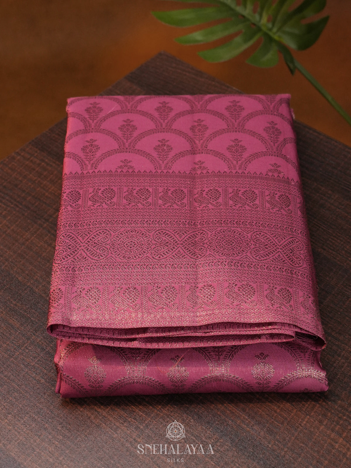 Pink Kanjivaram Silk Saree