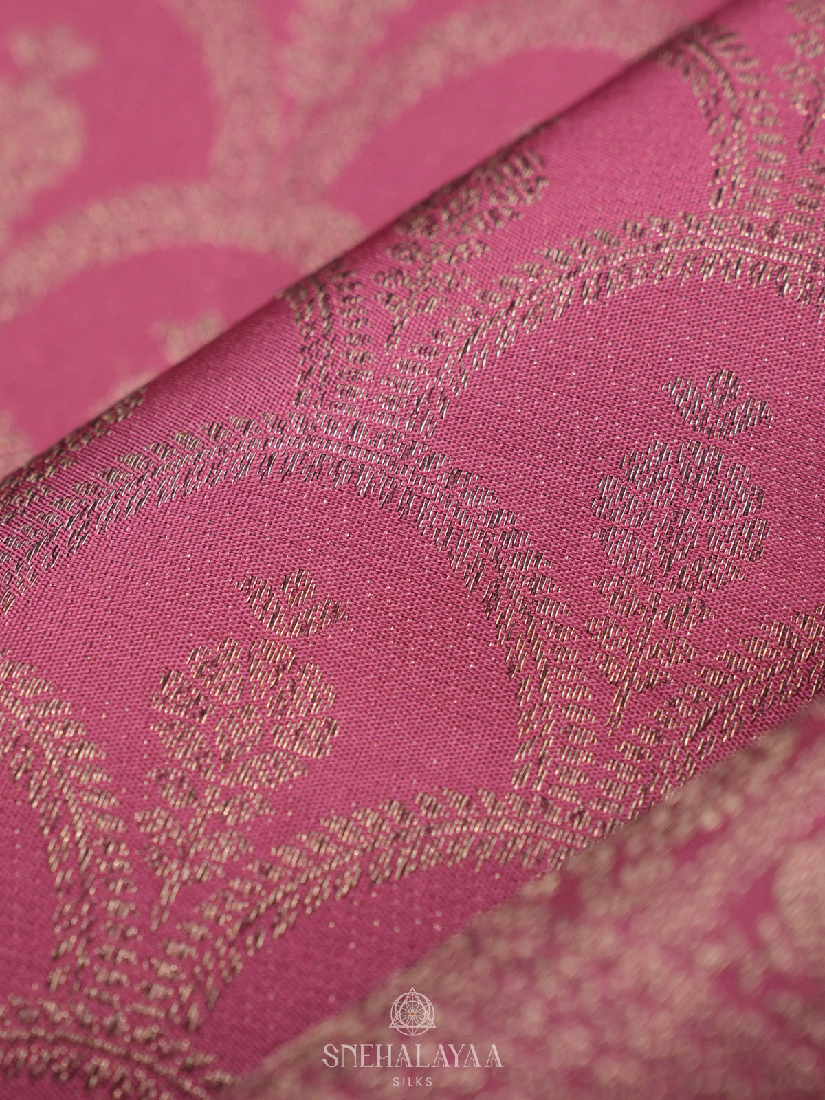 Pink Kanjivaram Silk Saree