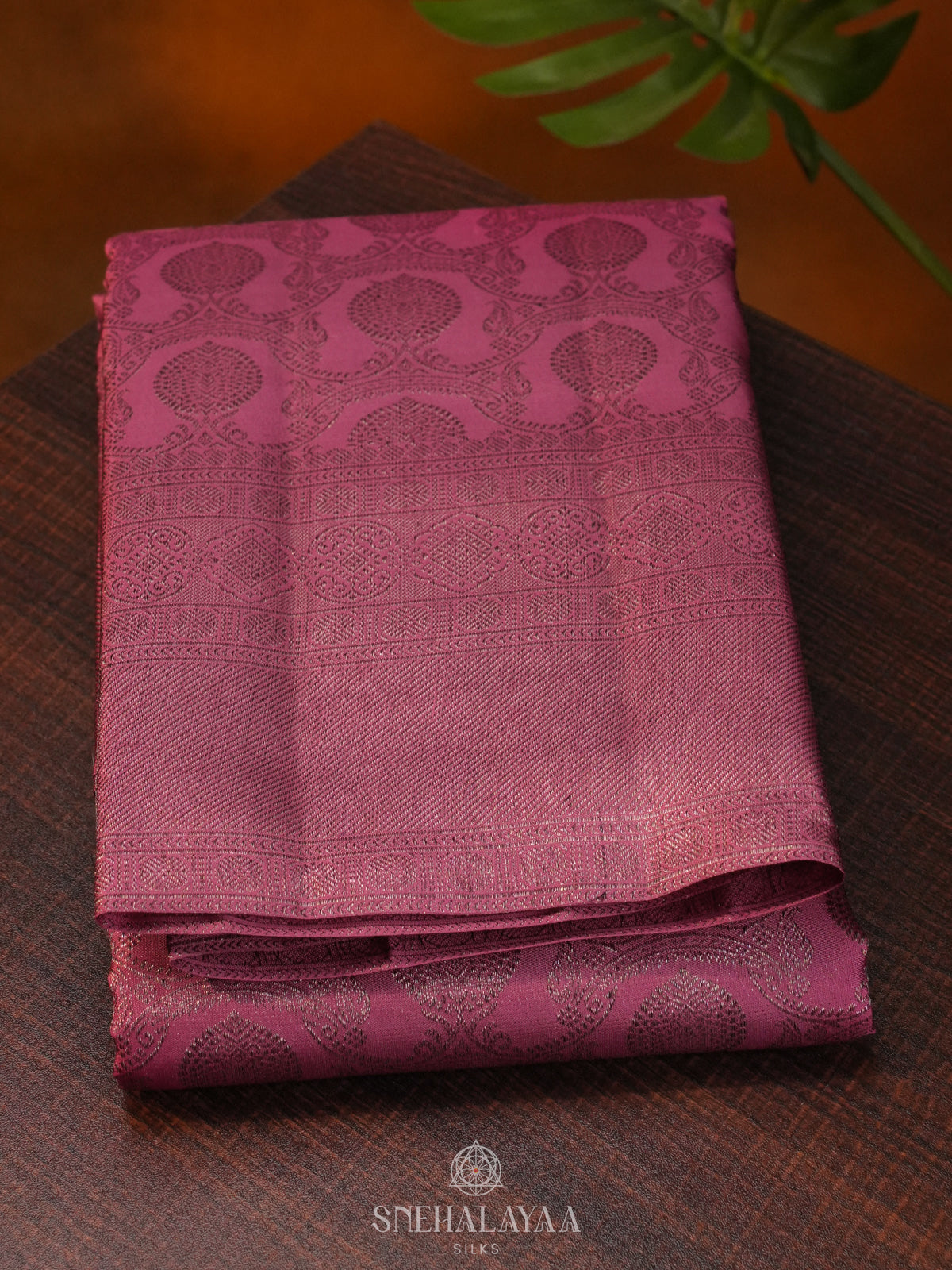 Pink Kanjivaram Silk Saree