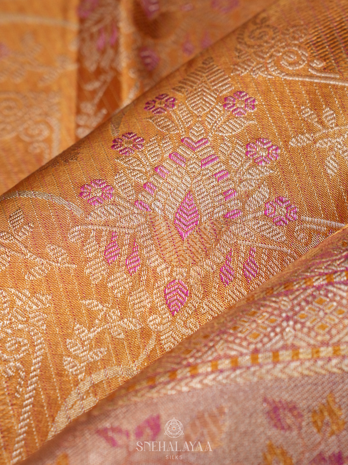 Golden Tissue Kanjivaram Silk Saree