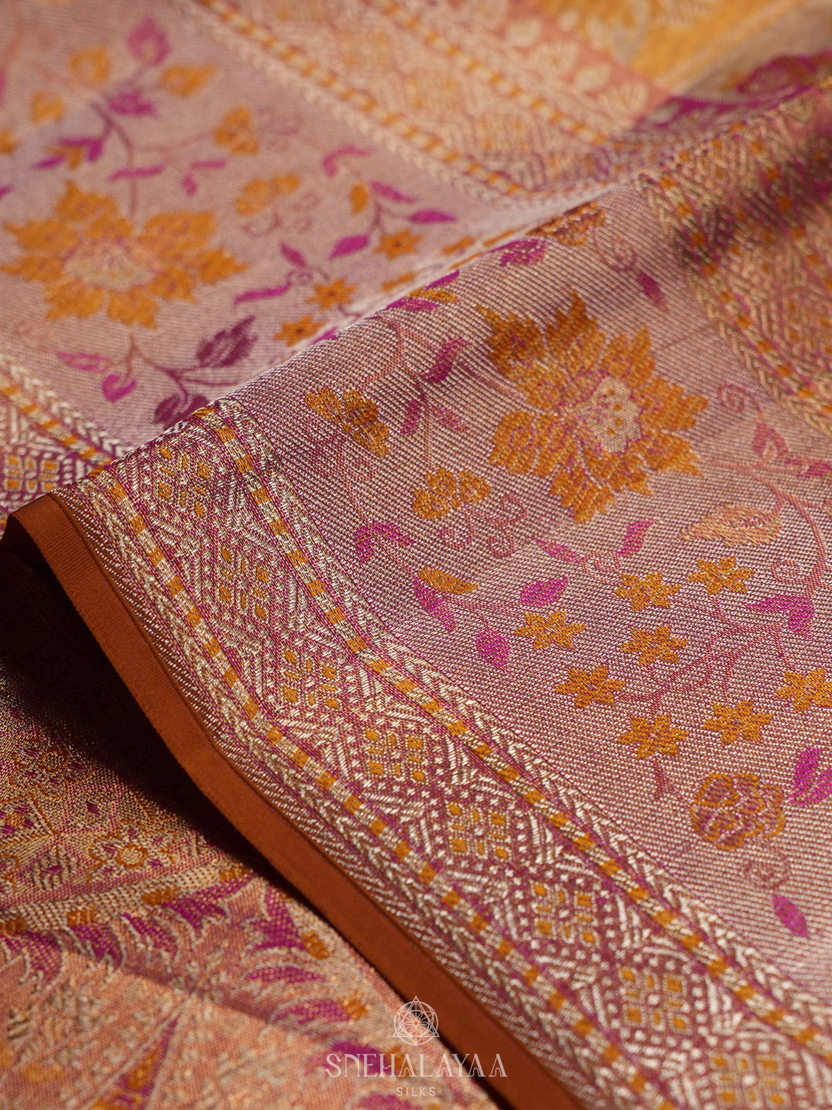 Golden Tissue Kanjivaram Silk Saree