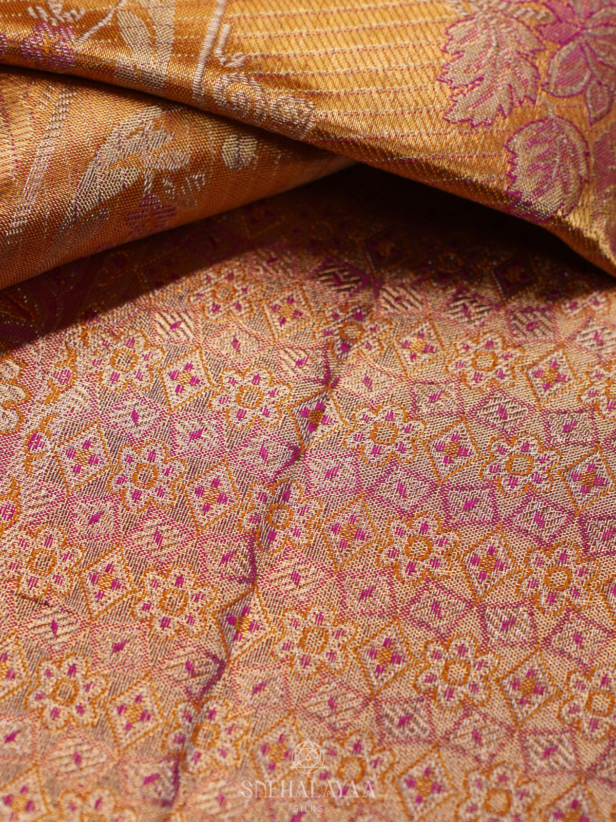 Golden Tissue Kanjivaram Silk Saree