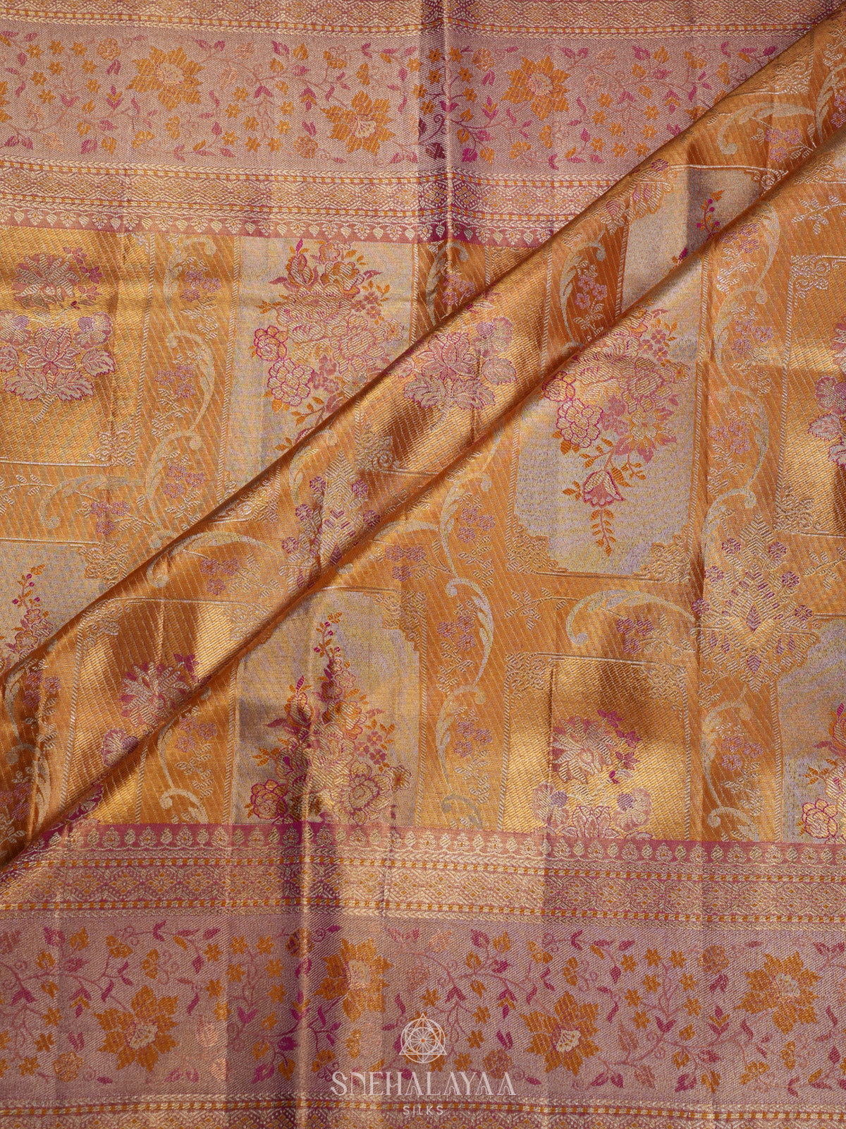 Golden Tissue Kanjivaram Silk Saree