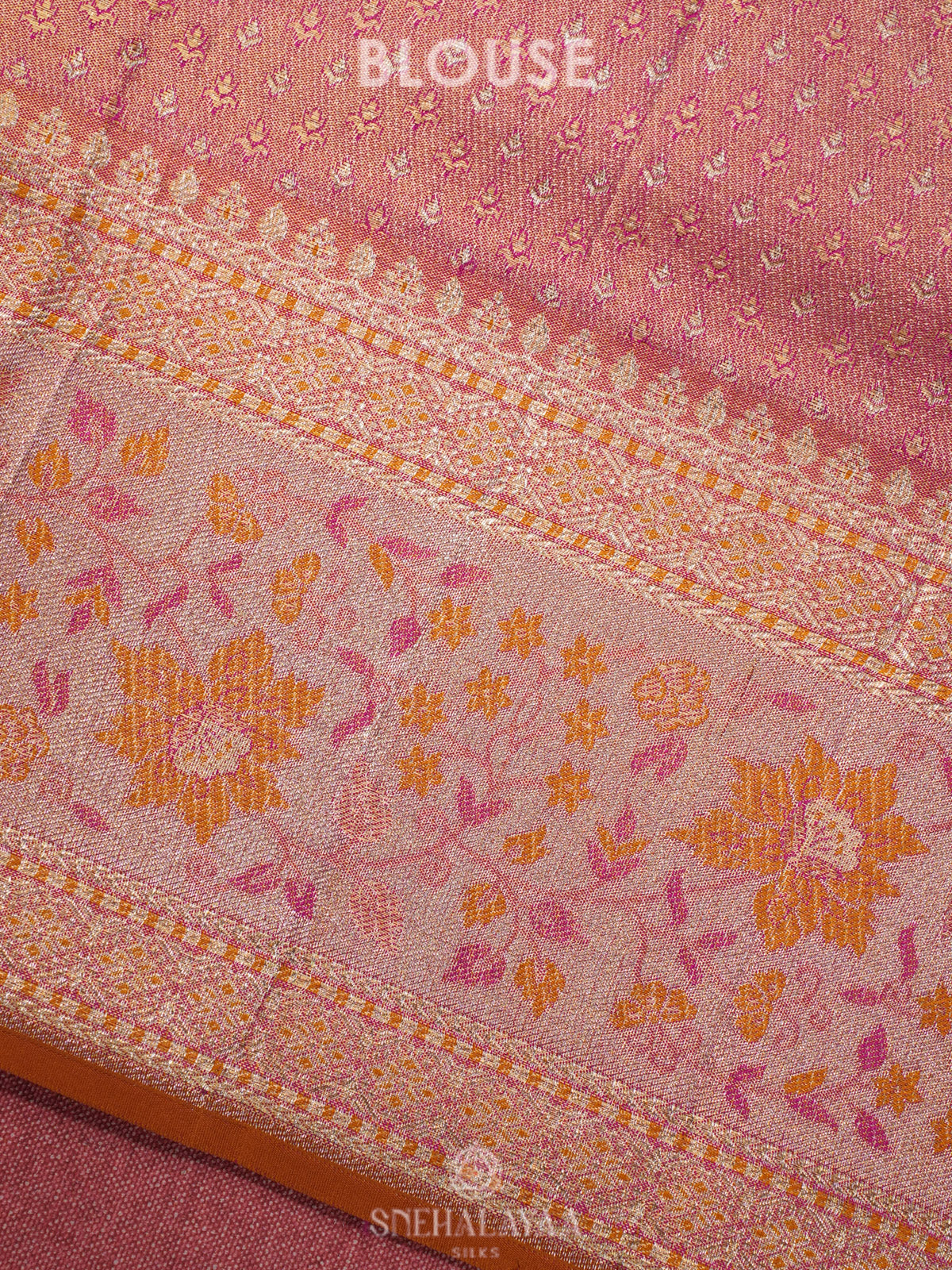 Golden Tissue Kanjivaram Silk Saree