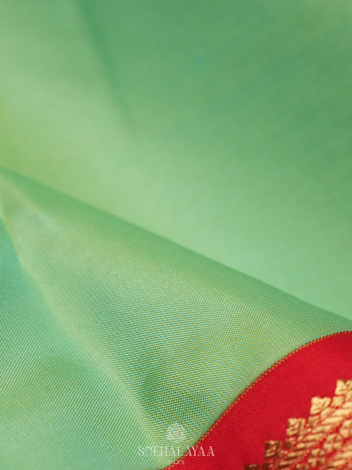 Pista Green Kanjivaram Silk Saree