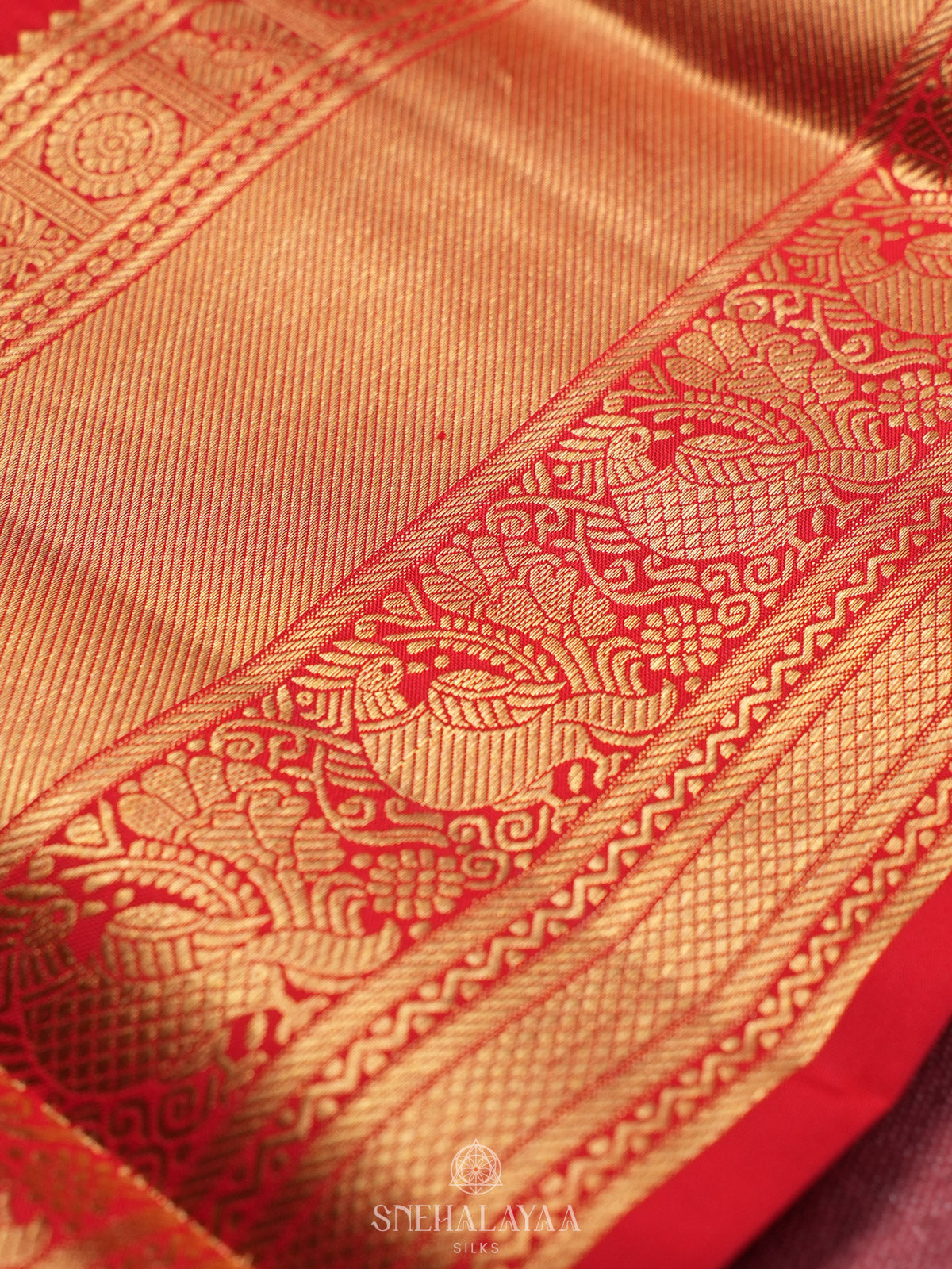 Pista Green Kanjivaram Silk Saree