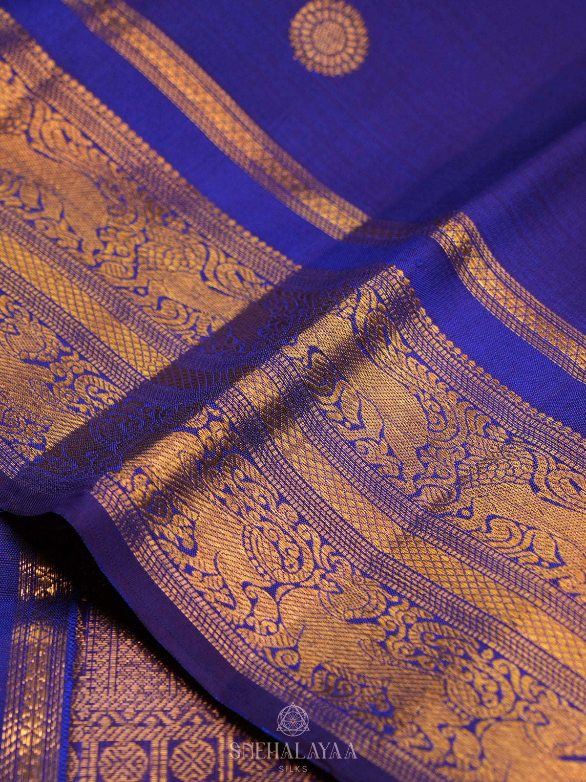 Royal Blue Kanjivaram Silk Saree
