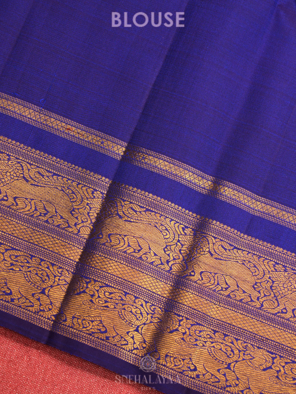 Royal Blue Kanjivaram Silk Saree