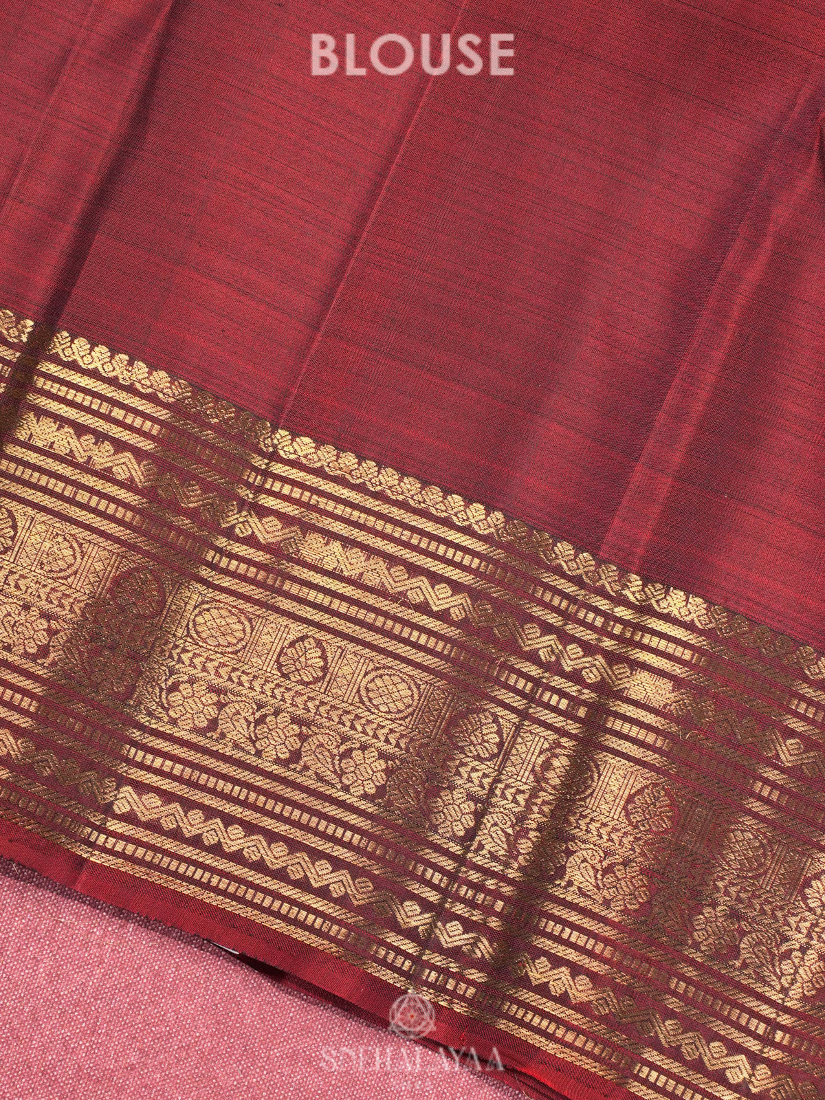 Forest Green Kanjivaram Silk Saree
