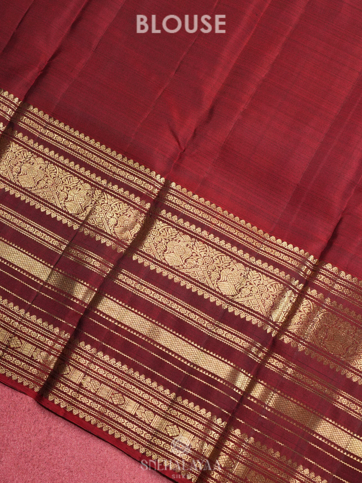Purple Kanjivaram Silk Saree